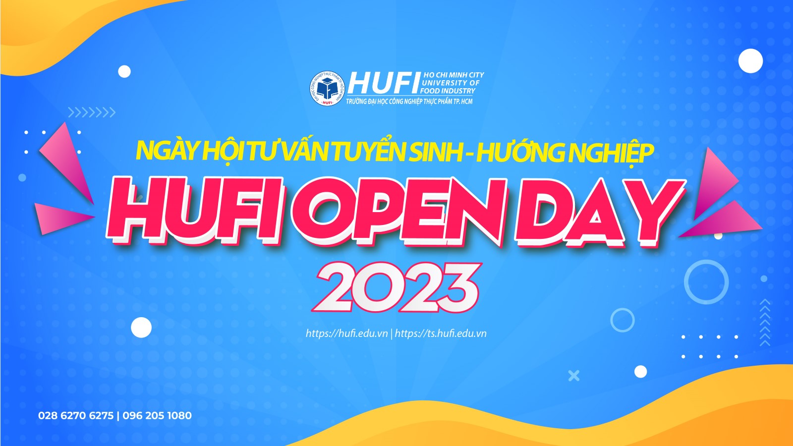 Tổ chức Ngày hội Tư vấn Tuyển sinh Hướng nghiệp - HUFI OPEN DAY 2023